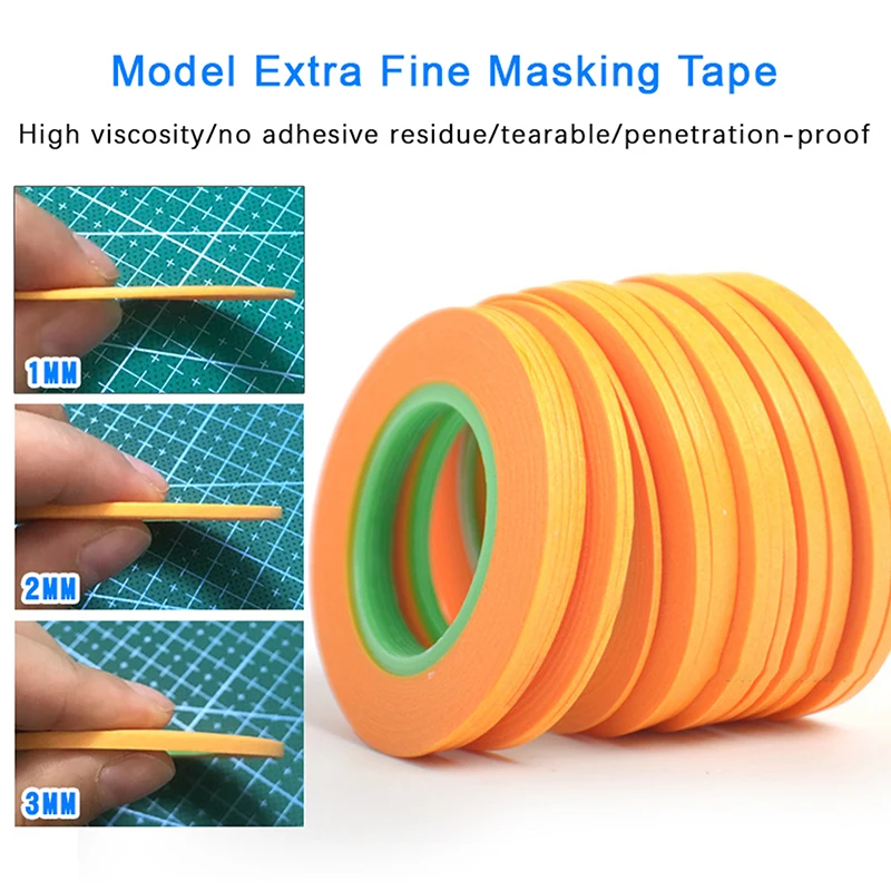 Plastic Model Paint - モデルスプレーコーティングカラー超テープファインガンダム DIY 特殊マスキングワイド 1 ミリメートル/2 ミリメートル/3