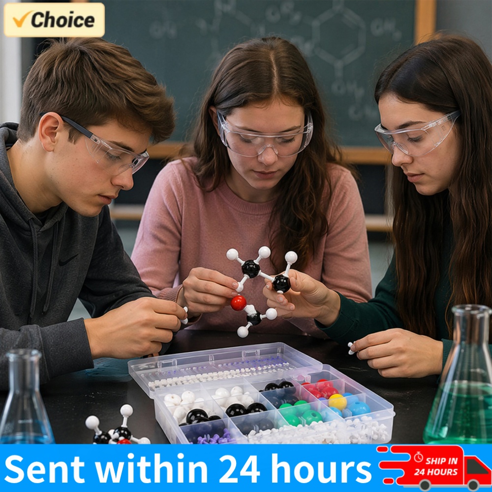 Model Kit Chemistry - 原子元素モデルキット：構造の可視化と簡単な組み立て、化学の授業用分子構造組み立てキット