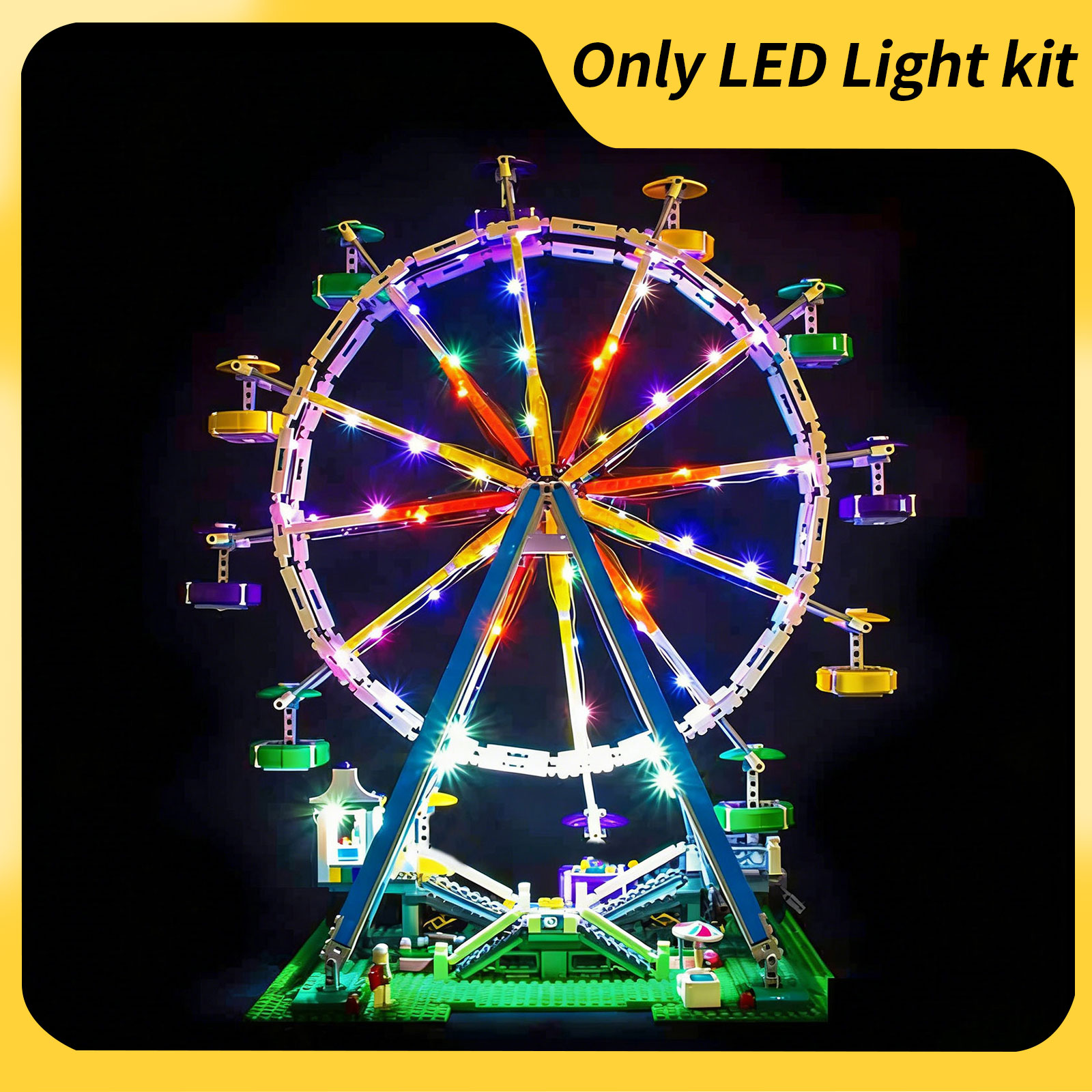 Model Kit Lego - LYBMTWF LED照明キット レゴ10247観覧車ビルディングブロックと互換性あり（モデルブロックは含まれません）
