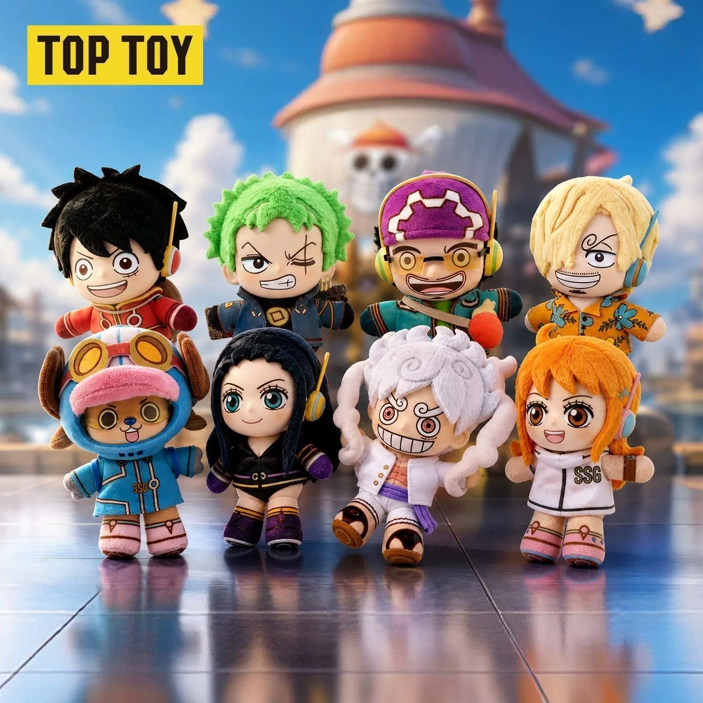Model Kit One Piece - EAKI ワンピース エッグヘッドアーク ぬいぐるみ ブラインドボックス ルフィ
