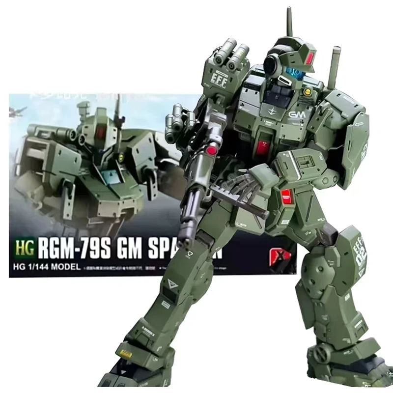 Model Kit Gundam Hg - XFS Hg 1/144 RGM-79S Gm スパルタン組立モデル可動ジョイントハイモデルキットギフトおもちゃコレクション子供のためのアクションフィギュアモデル
