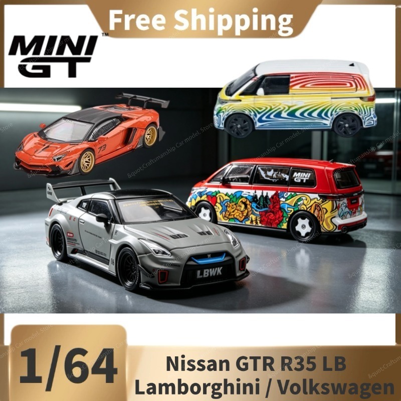 Model Kit Volkswagen - （新入荷）MINIGT 1/64 ウォーゴッド ニッサン GTR R35