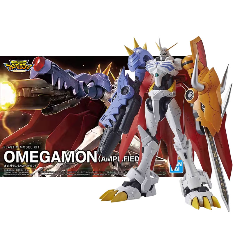 Model Kit Omegamon - バンダイデジモンアドベンチャー組み立てモデルデジタルモンスターオメガモン 20 センチメートルアニメアクションフィギュアモデルキットクリスマスおもちゃギフト
