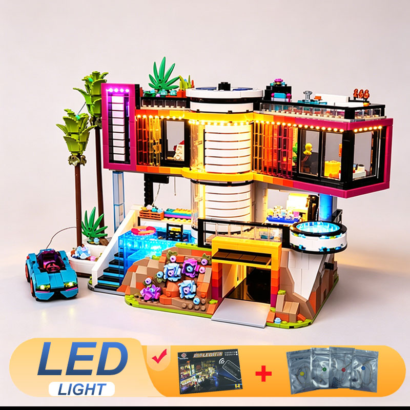 Model Kit Lego - レゴフレンズ42639アンドレアのモダンな邸宅用LEDライトキット DIYおもちゃギフト（ビルディングブロック、ブリックセット、モデルは含まれません）