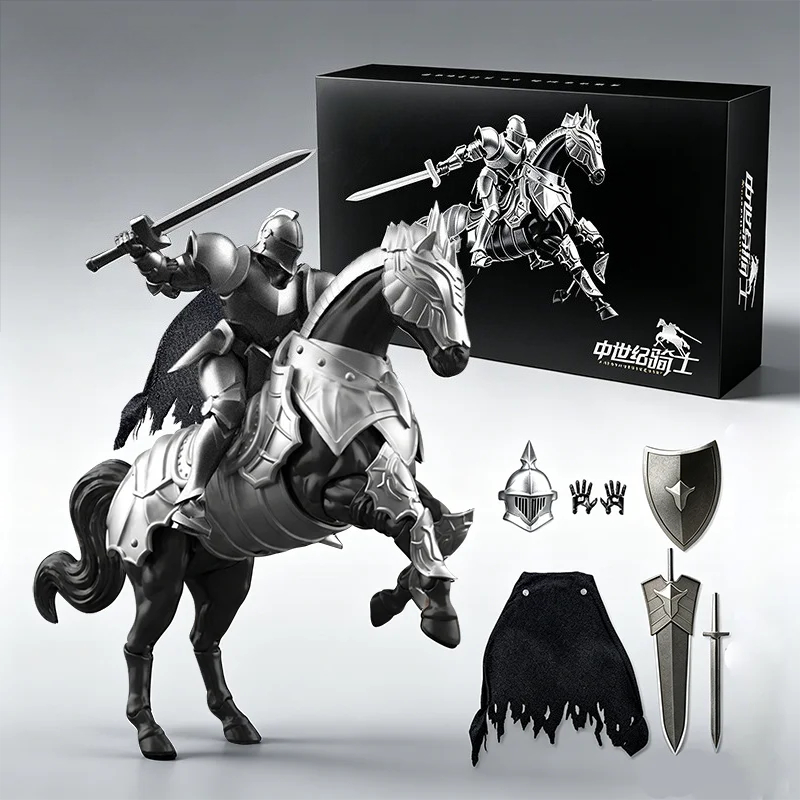 興帝中世重甲騎士馬モデル可動式メカアクションフィギュアメタリ - Plastic Model Paint のレビューと価格