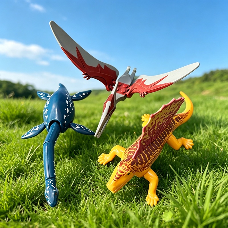 ミニジュラ紀恐竜世界ビルディングブロック恐竜ティラノサウルス - Model Kit Dinosaur Bandai のレビューと価格