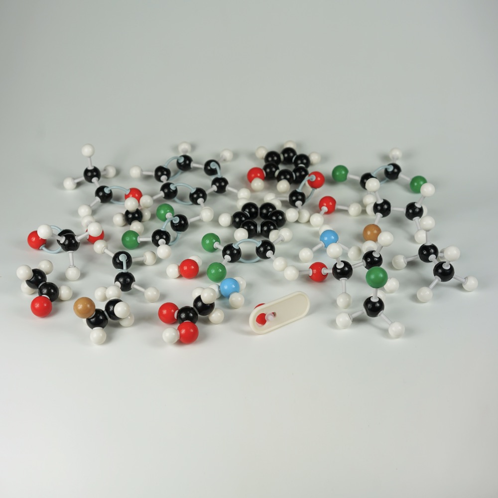 高レベル化学分子モデル (440 個) 原子、結合を備えた無 - Model Kit Chemistry のレビューと価格