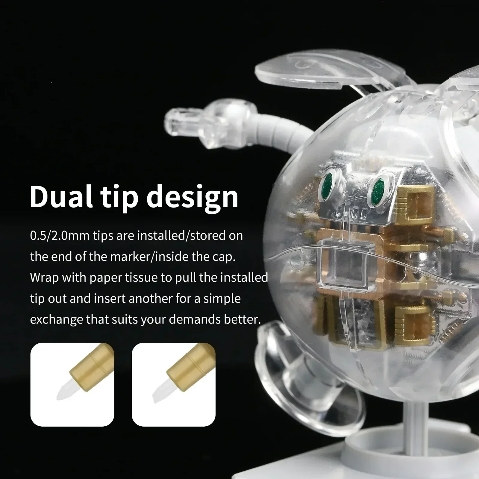 Dspiae-mksペイント用スーパーメタリックカラーマーカ - Plastic Model Paint のレビューと価格