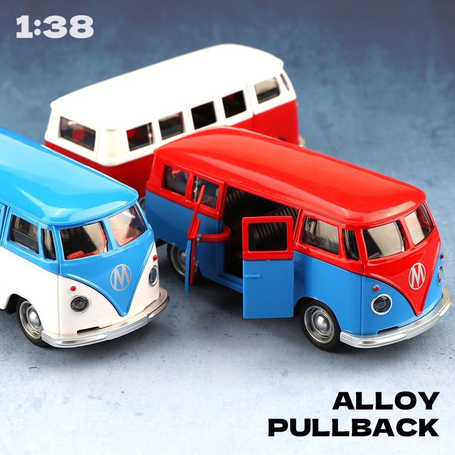 1:38 合金ダイキャストフォルクスワーゲン T1 ヴィンテ - Model Kit Volkswagen のレビューと価格