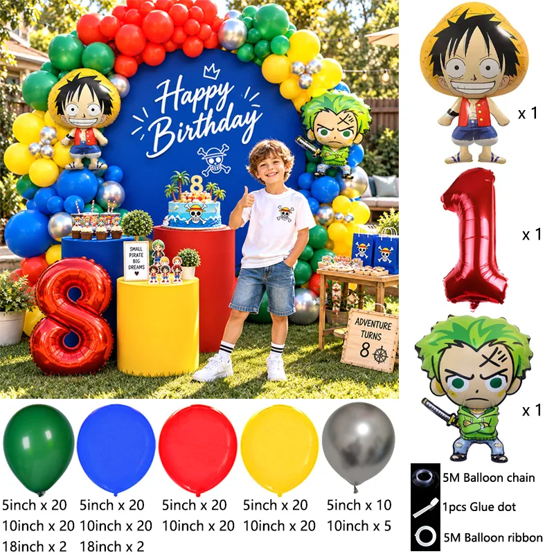 ワンピースをテーマにしたパーティーバルーンガーランドアーチキ - Model Kit One Piece のレビューと価格
