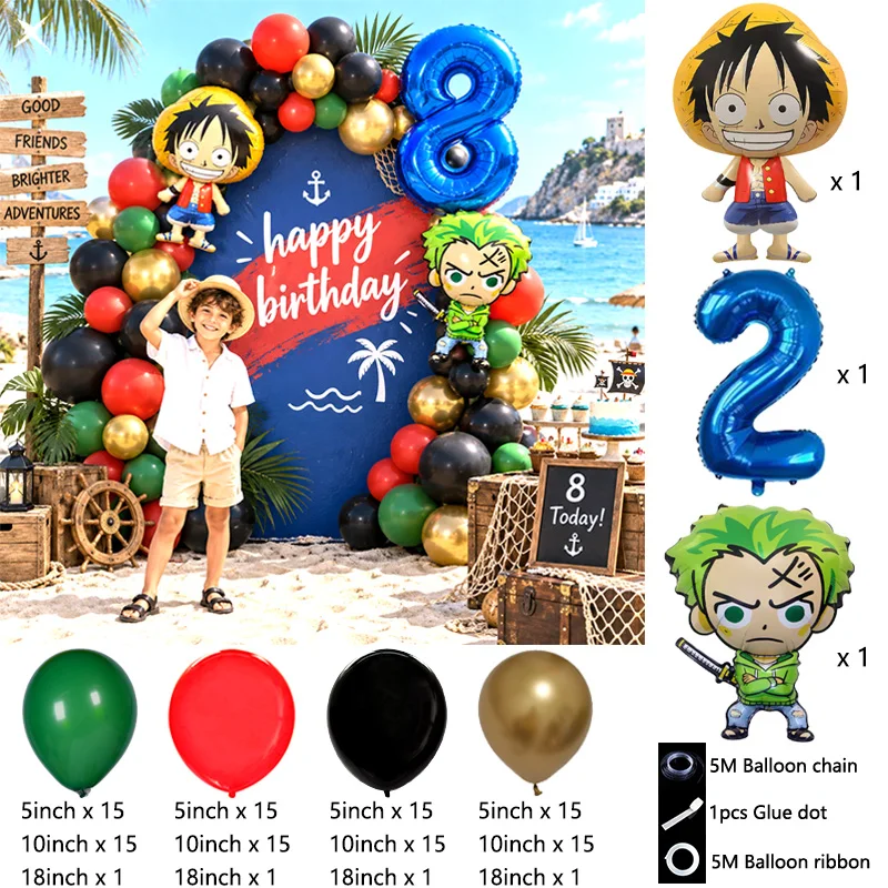 ワンピースをテーマにしたパーティーバルーンガーランドアーチキ - Model Kit One Piece のレビューと価格