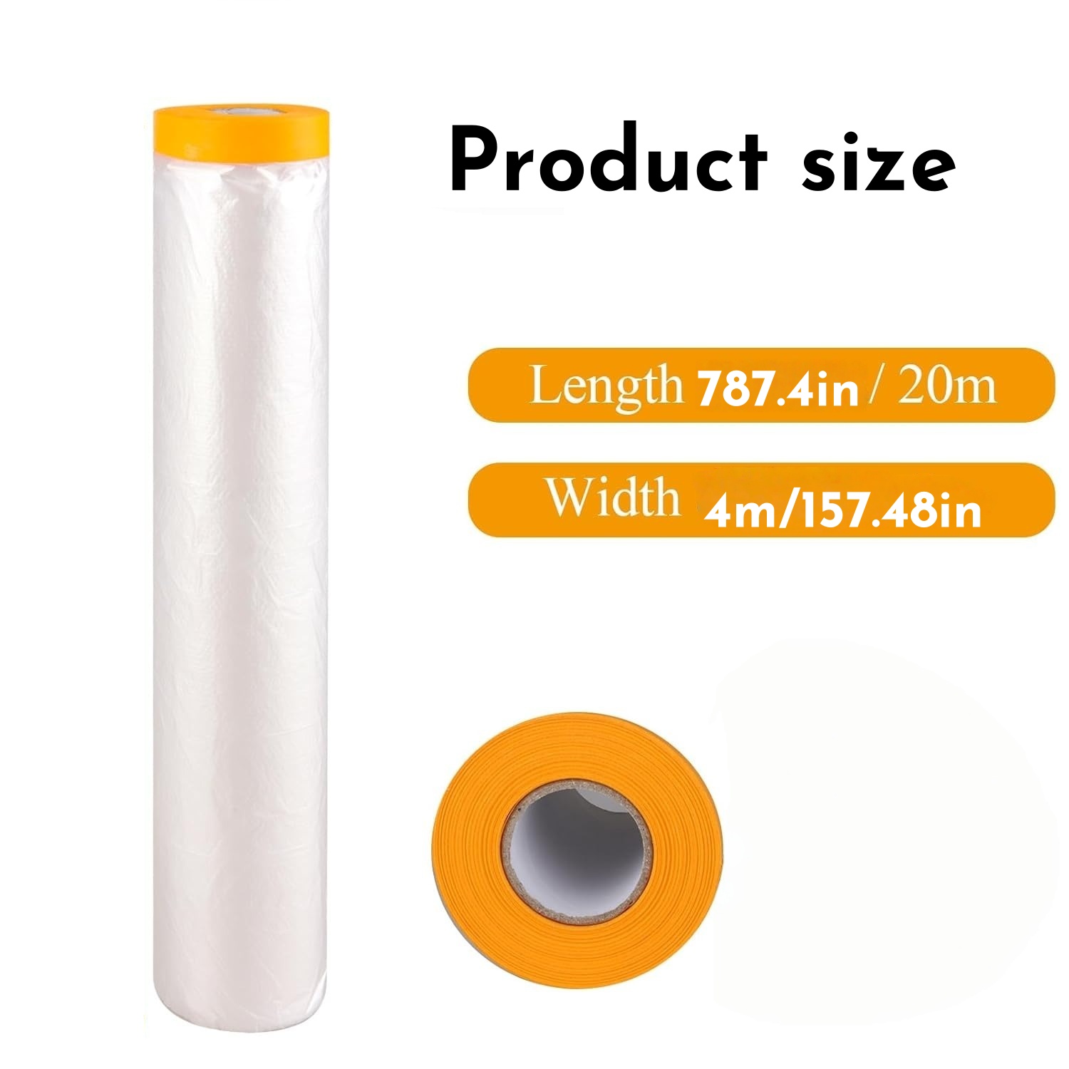 1 ロール 4x20m テープとドレープ、テープで取り付けら - Plastic Model Paint のレビューと価格