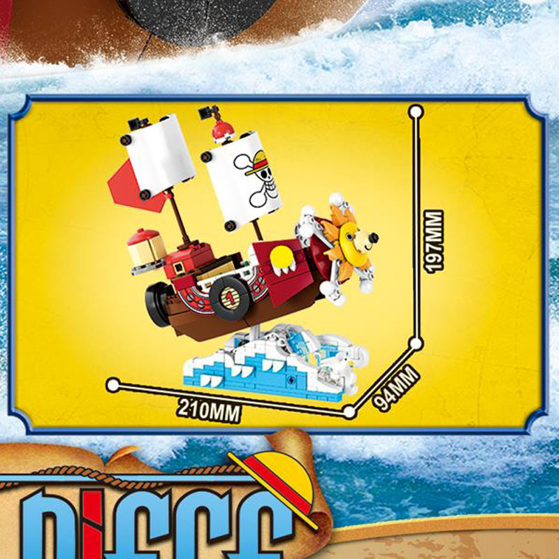 4in1 ワンピース サウザンドサニー マイクロブリック ワ - Model Kit One Piece のレビューと価格