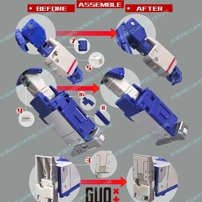 GUO Studio トランスフォーメーション SS86 サ - Model Kit Studio のレビューと価格